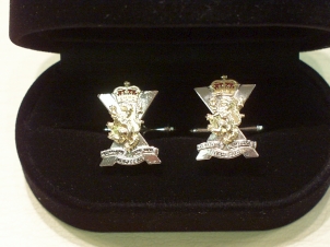 Royal Regiment of Scotland enamelled cufflinks - Click Image to Close